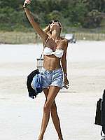 Karolina Kurkova In Bikini Candids At Miami Beach