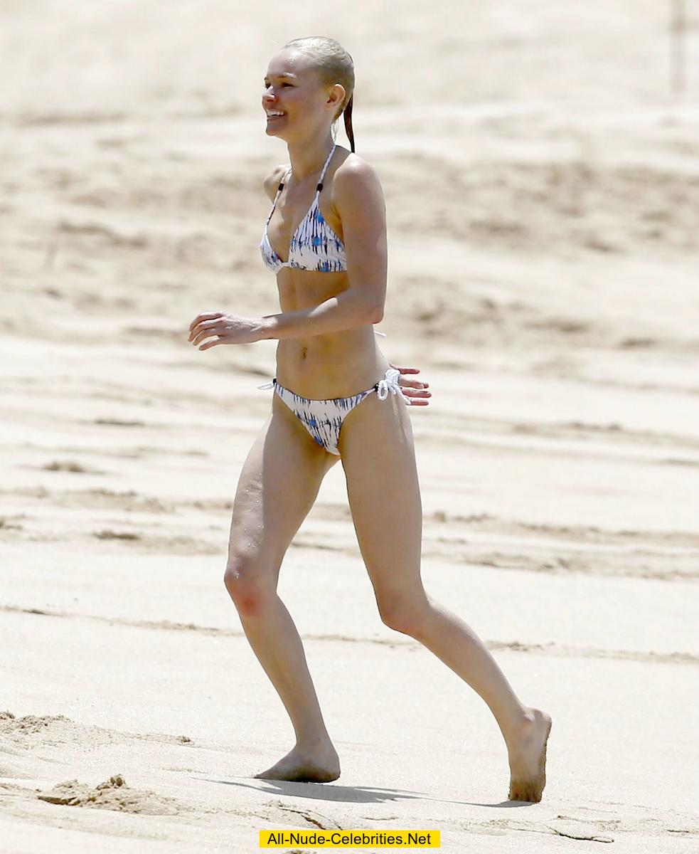 Kate Bosworth In A Bikini At A Beach In Hawaii